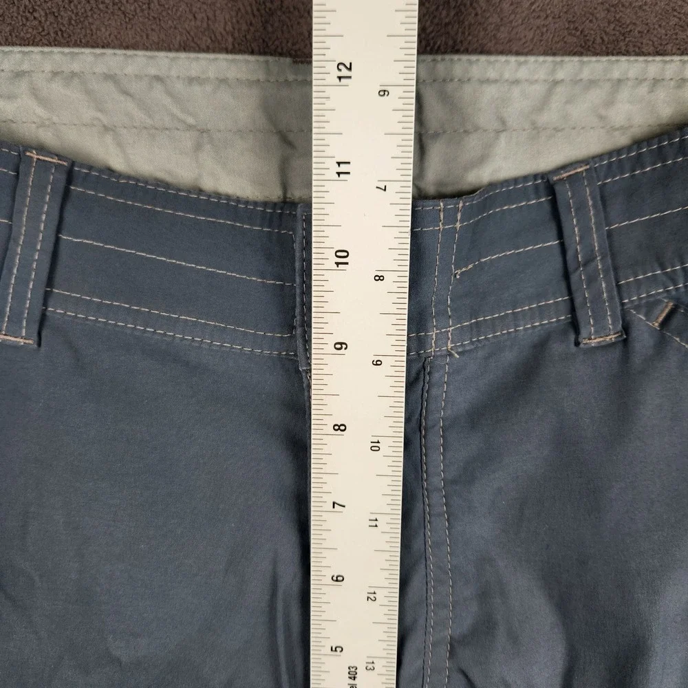 KUHL Renegade‎ Shorts Mens 34 Charcoal Blue Tech Utility Cargo Hiking Outdoor